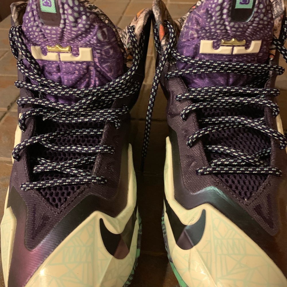LeBron 11’s. Gator kings GLOW IN THE DARK